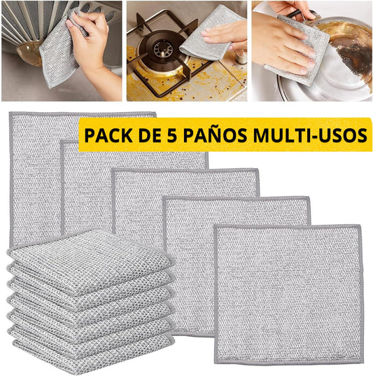 Paños de Micro Acero Multi-Usos